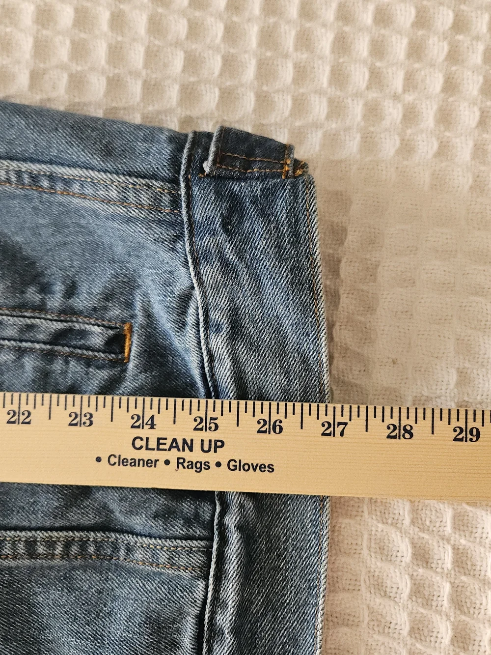 Levi's Men's L Blue Trucker Jacket Button Front Pockets Chest 46 70507